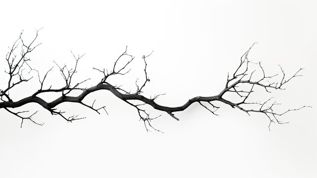 White background with branch silhouette