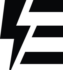 Letter E logo , e energy logo ,E logo design