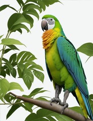 /images/parrot-bird-isolated-on-white-background-ai-generated in the tree