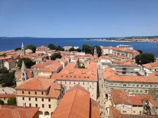 Fototapeta premium Incredible sea view from Zadar, Croatia