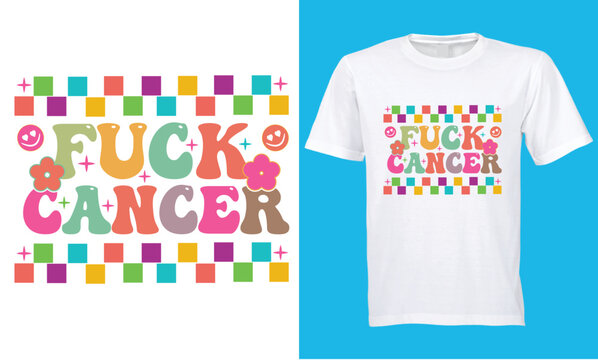 Breast Cancer Awareness T Shirt Design With Pink Ribbon
