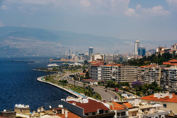 City of Izmir Smyrna, Turkey. Aegean sea. Panoramic view. High quality photo - 632574838