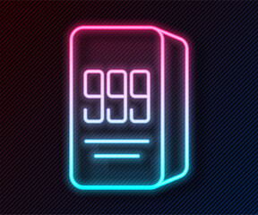 Glowing neon line Gold bars 24k icon isolated on black background. Banking business concept. Vector