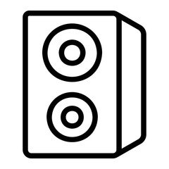 speaker line icon