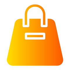 shopping gradient icon