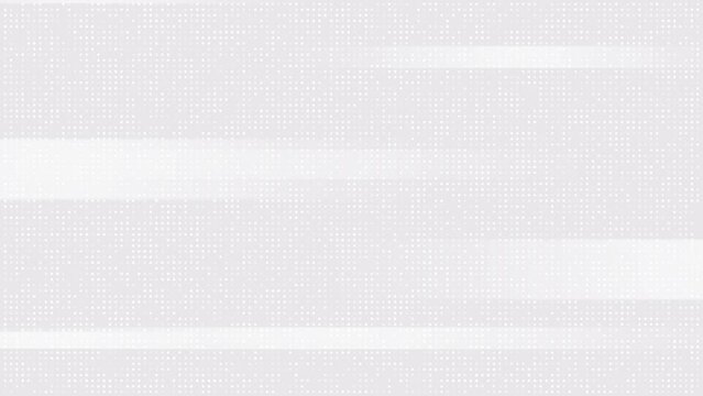 Abstract white stripes animation. Digital minimal geometric shapes 3d BG. Technology Lines Connected. Premium luxury White corporate. Wavy, Dots, Slow Wavy, Digital low poly corporate Cyberspace.