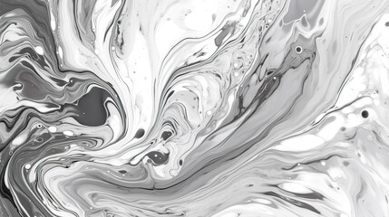 Abstract background with grey paint blend effect, generative AI.