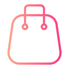 shopping bag gradient icon