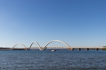 JK Bridge in Brasilia, Brazil