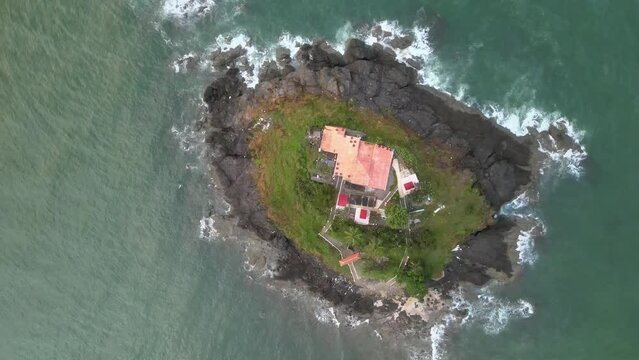 The aerial view of Vung Tau in Vietnam