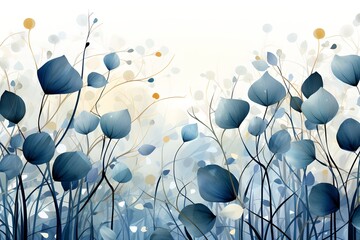 Branches with leaves, generative ai