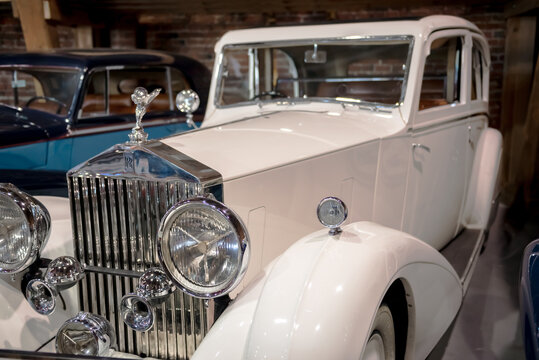 Topacz, Poland - October 13, 2018: Vintage retro car 1938 Rolls Royc