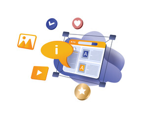 Creatively make digital technology information articles