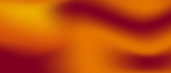 Smooth wavy gradient background. Orange and red, Autumn colors theme. Perfect for Halloween, autumn, fall designs. Abstract Vector Background. EPS 10.
