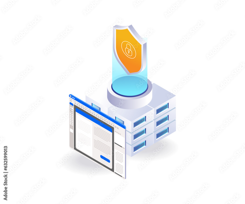 Aufkleber server database protector application screen