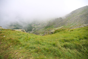 Fototapeta na wymiar Slovakian Tatra mountains near Chopok peak