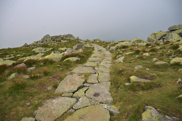 Slovakian Tatra mountains near Chopok peak
