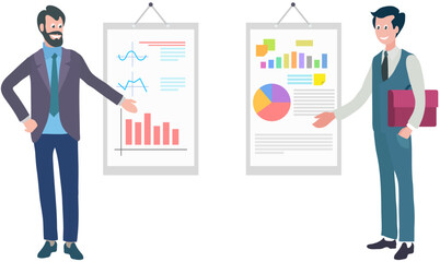 Office workers. Vector illustration. A worker employee contributes to positive work culture and team spirit An office manager motivates and empowers their team to achieve success A business person