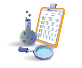 Laboratory test data analysis experiment