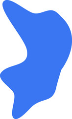 Abstract Playful Smooth Shape Vector Design Element