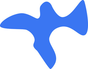 Abstract Playful Smooth Shape Vector Design Element