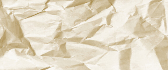 Brown wrinkle recycle paper background, crumpled brown paper texture, brown background, Paper texture background, Crumpled paper, crumpled brown paper.

