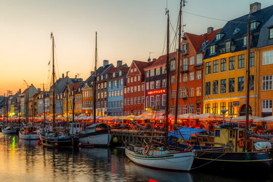 beautiful landscape of photos of Copenhagen , Denmark  