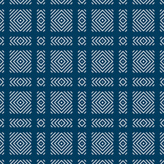 Seamless abstract geometrical modern shapes print pattern