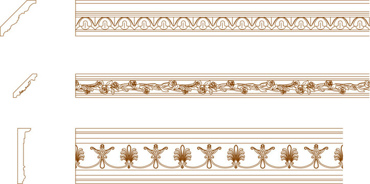 Vettoriale Stock Cornice quadro classico