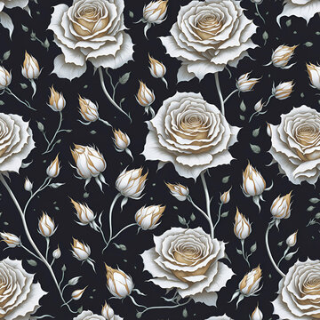 Golden & White Petal Delights!