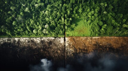 Deforestation. Threats to Earth's Biodiversity and Increasing Carbon Dioxide Emissions into the Atmosphere