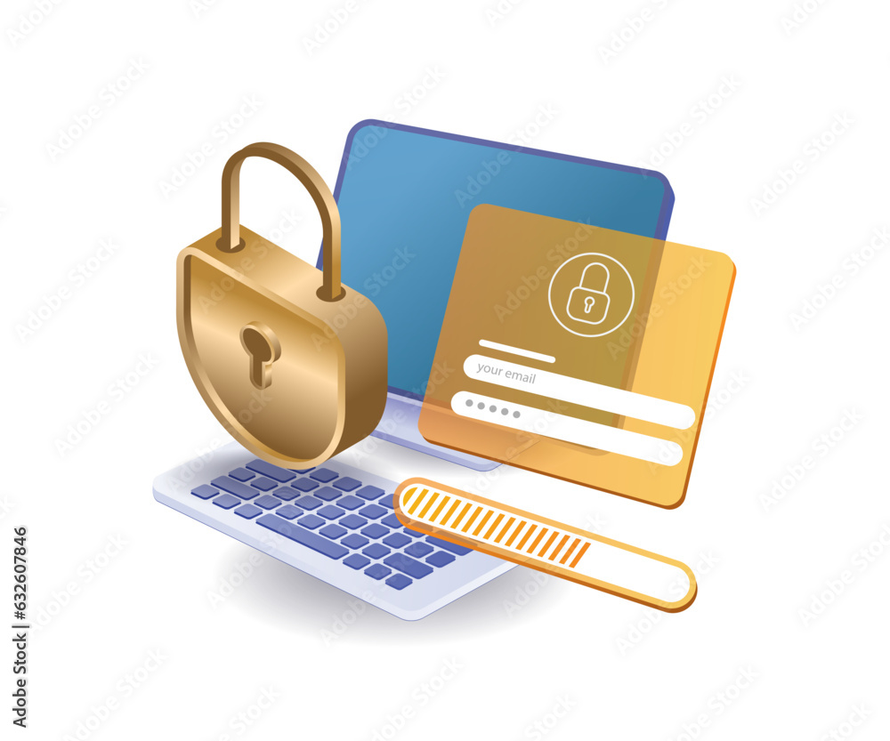 Poster enter email and password for account security