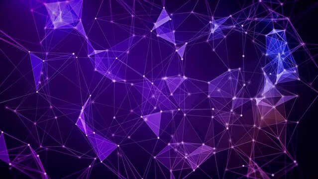 Digital blue landscape particle wave Communication or social media network connections. Cyberspace matrix hologram digital data flow. science fiction binary code particles. Science Technology concept