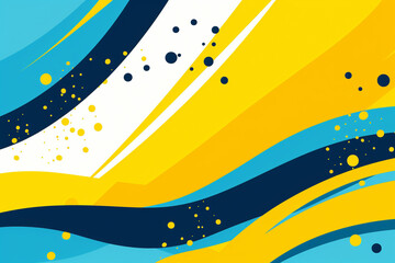 Abstract background with yellow and blue tonality