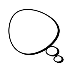 Speech  bubble  icon. Flat  design. Isolated white background