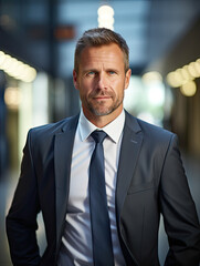 Professional office man posing for the camera