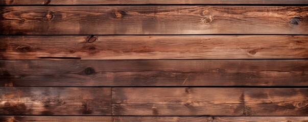 Obraz na płótnie Canvas Dark brown wooden plank background, wallpaper. Old grunge dark textured wooden background,The surface of the old brown wood texture, top view brown pine wood paneling. Generative AI