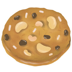 cookies isolated on white background