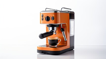 coffee maker isolated on white generative AI