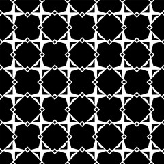 Fototapeta premium Seamless pattern. Figures ornament.Black and white pattern for fashion, textile design, on wall paper, wrapping paper, fabrics and home decor. 