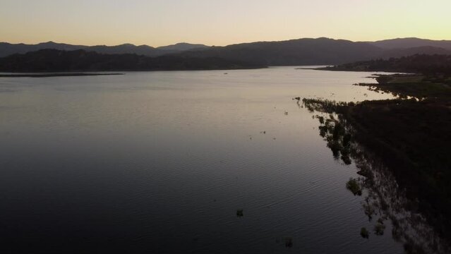 Aerial View of Lake Casitas, Oak View, Ventura County