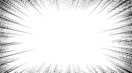 Circle dotted background.Pop art comic style vector illustration