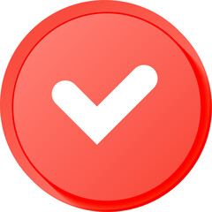 Checkmark and check icon. approve or deny line art  for apps and websites and ui ux.