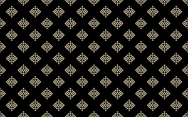 seamless pattern. Modern stylish texture with monochrome trellis. Repeating geometric triangular grid. Simple graphic design. Trendy hipster sacred geometry.