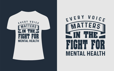 Wellness awareness t-shirt design template 