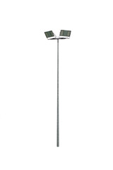 High power spotlight lantern on a pole
