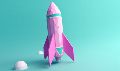 finance business space rocket launch bitcoin spaceship start technology startup. Generative AI.