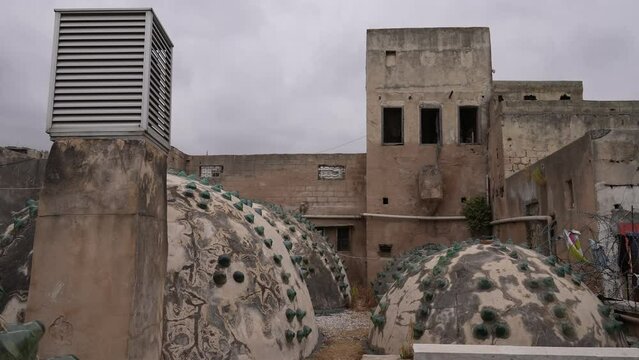 Ezzeddine hamam domed roof with glasses North Governorate Tripoli Lebanon