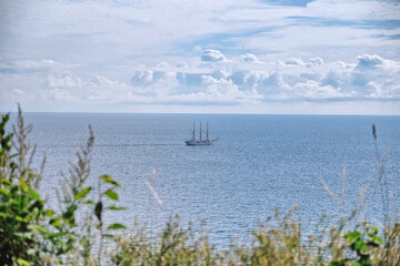 segelboot, Reise, segeln, meer, ozean, abliefern, boot, segel, wasser, yacht, fahrzeuge, anreisen, nautisch, Wellen, entspannen, schoner, himmel, alt, pirat, mast, sommer, segelschiff, fregatte, abent