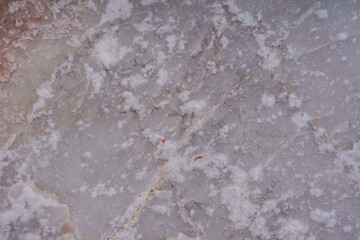 Close-up of raw white marble surface